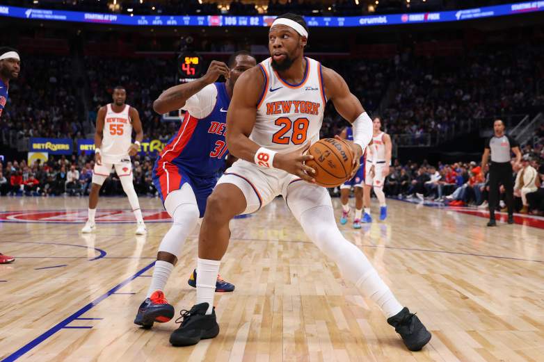 New York Knicks v Detroit Pistons