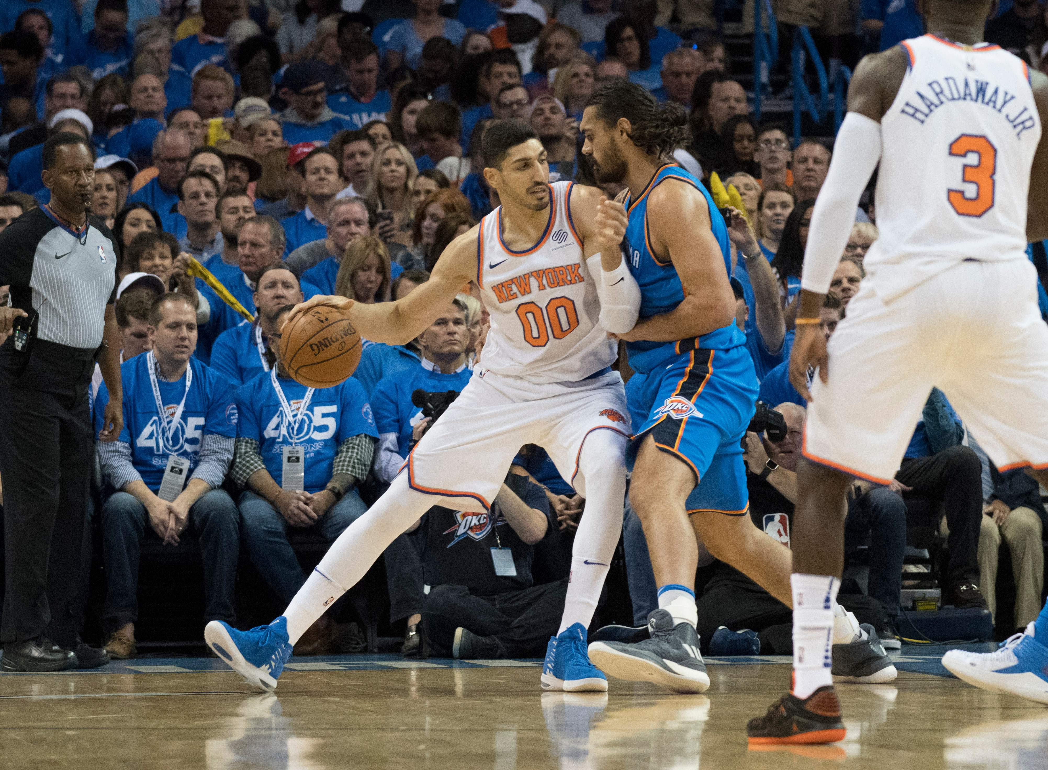 New York Knicks v Oklahoma City Thunder