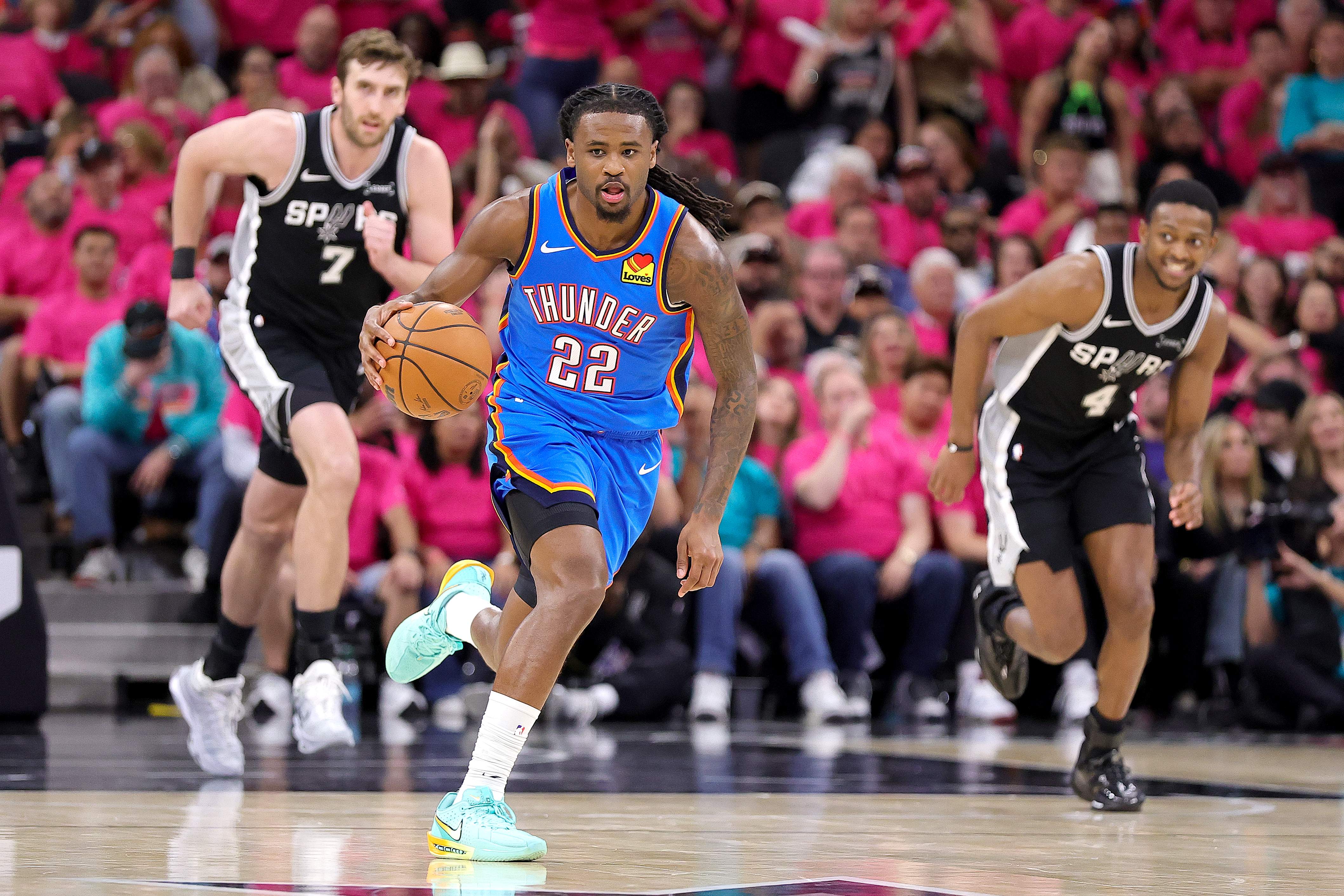 Oklahoma City Thunder v San Antonio Spurs - Game Three