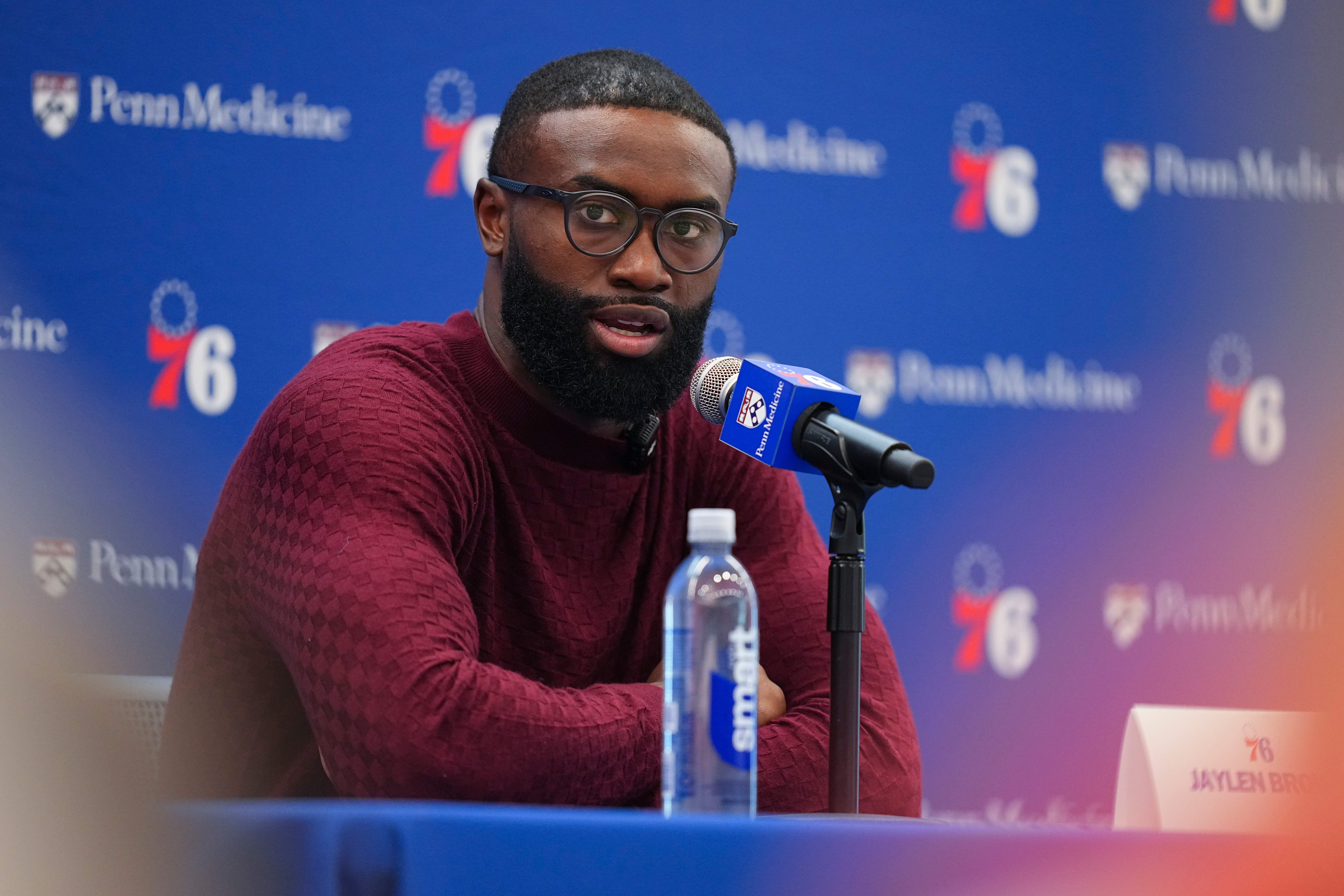 Philadelphia 76ers Introduce Jaylen Brown