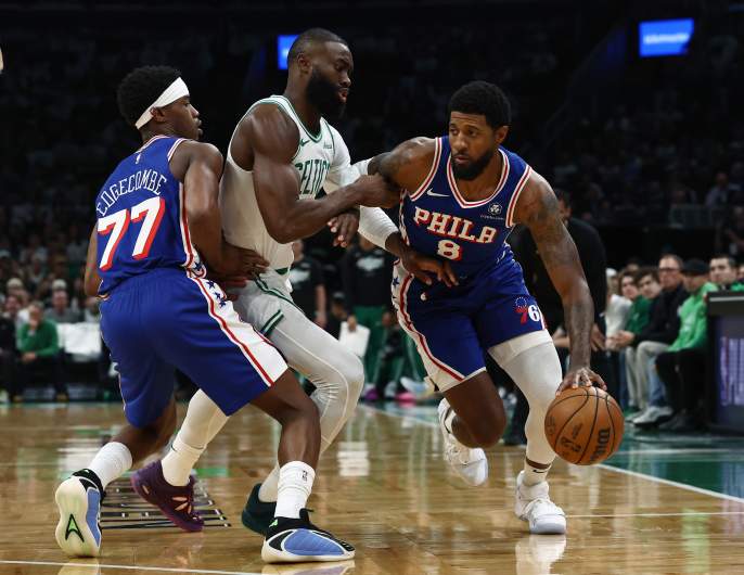 Philadelphia 76ers v Boston Celtics - Game One
