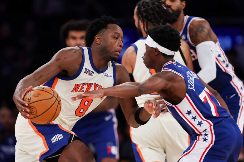 Philadelphia 76ers v New York Knicks