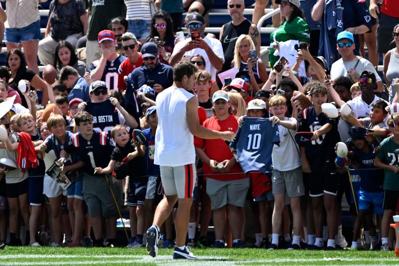 Philadelphia Eagles and New England Patriots Joint Practice