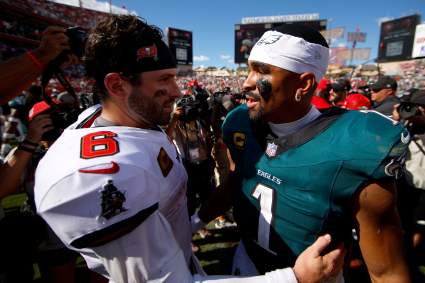 NFL Analyst Takes Jab At Baker Mayfield While Praising Eagles’ Jalen Hurts