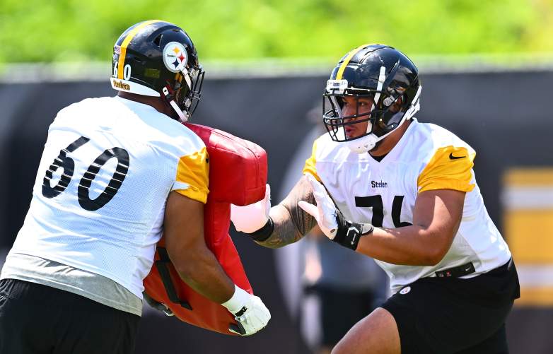 Pittsburgh Steelers right tackle Dylan Cook is announced as Atlanta Falcons Week 1 starter, rookie Max Iheanachor falls to RT2