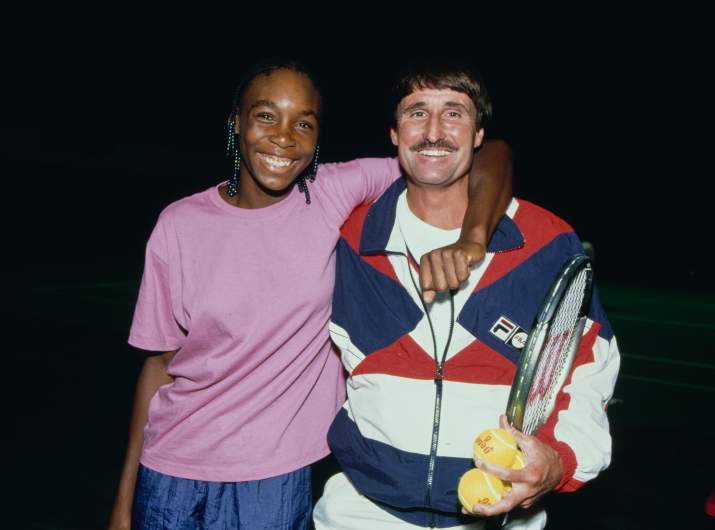 Portrait of Venus Williams and Rick Macci