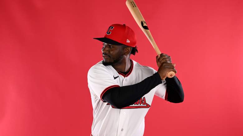 Phillies minor league outfielder Wuilfredo Antunez when he was still with the Cleveland Guardians.