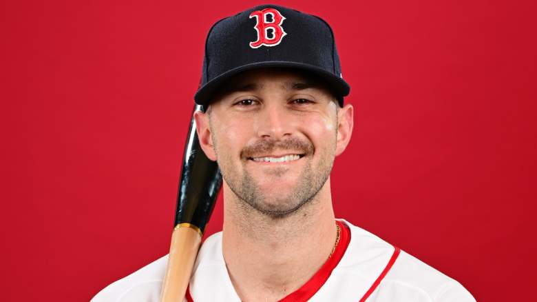 Jason Delay #61 of the Boston Red Sox poses for a picture