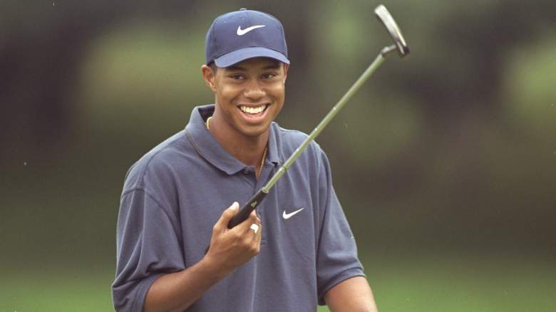 Tiger Woods of the USA in action during the PGA Championship