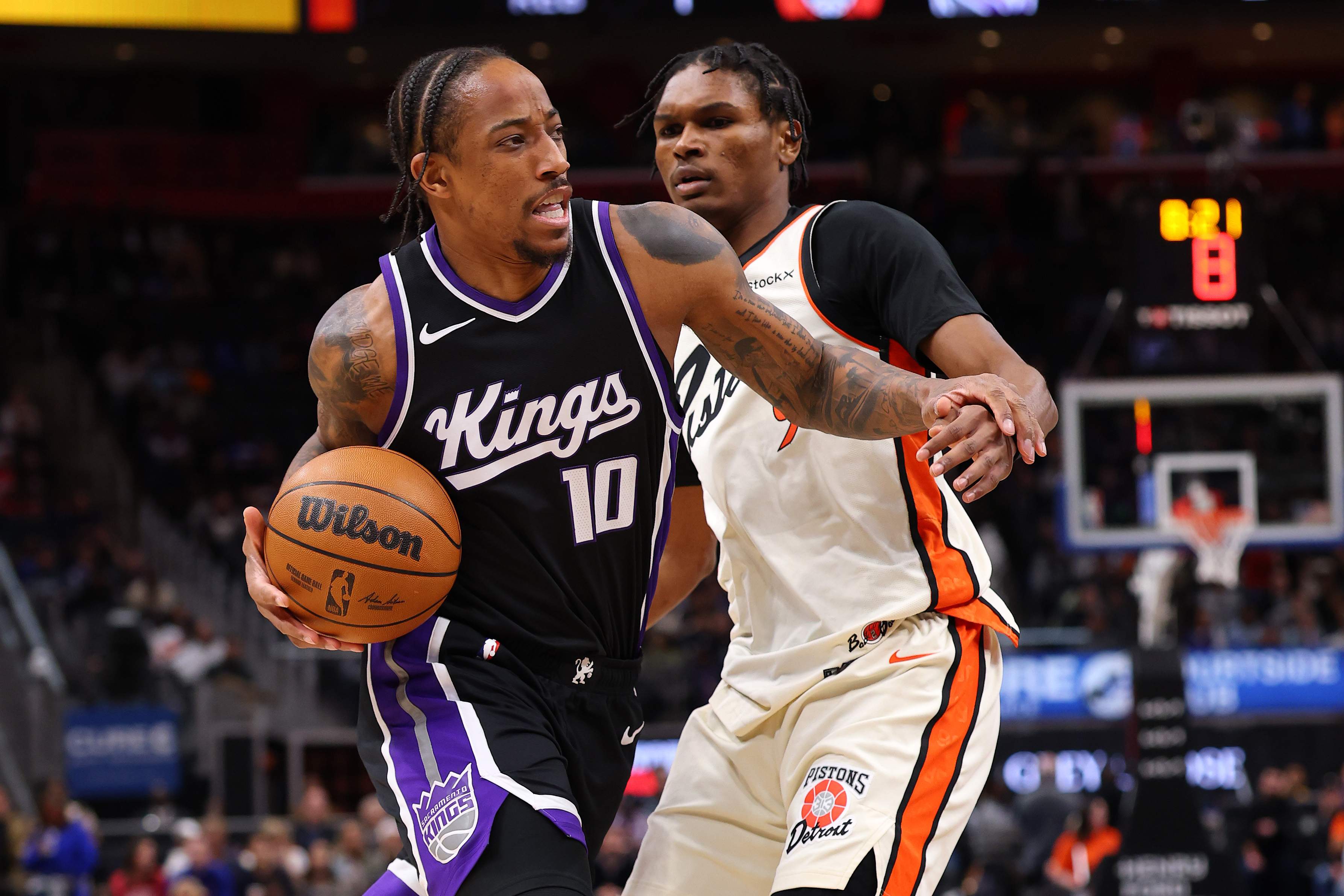 Sacramento Kings v Detroit Pistons