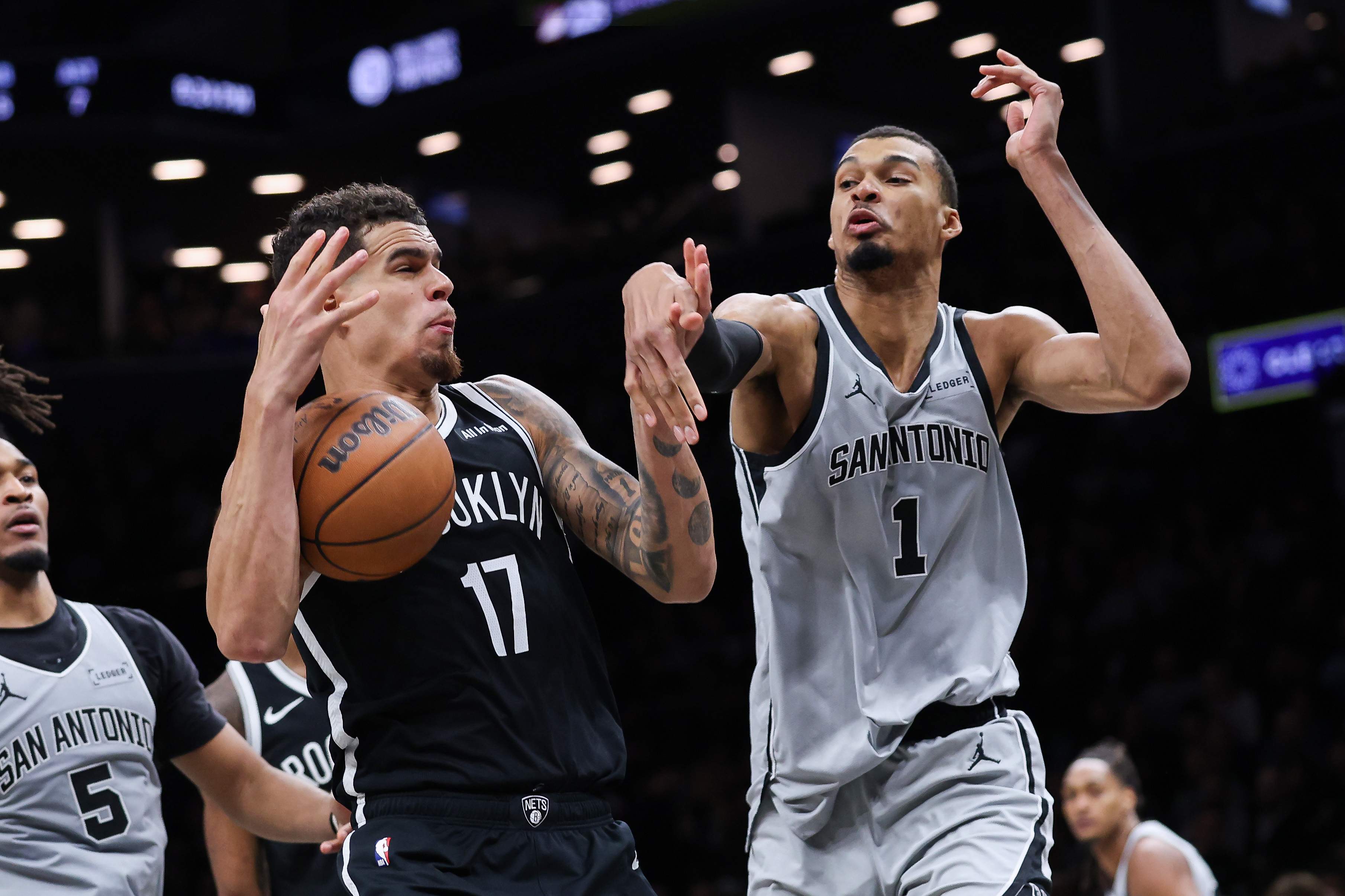 San Antonio Spurs v Brooklyn Nets