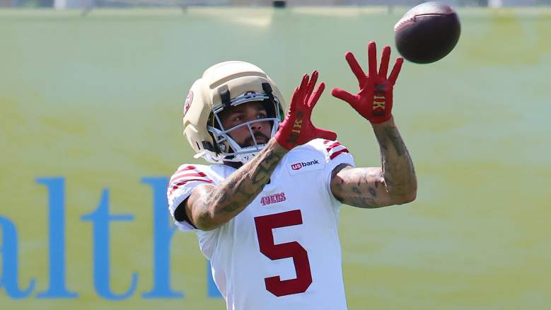 San Francisco 49ers wide receiver Mike Evans