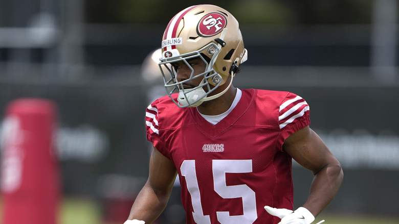 San Francisco 49ers wide receiver De'Zhaun Stribling