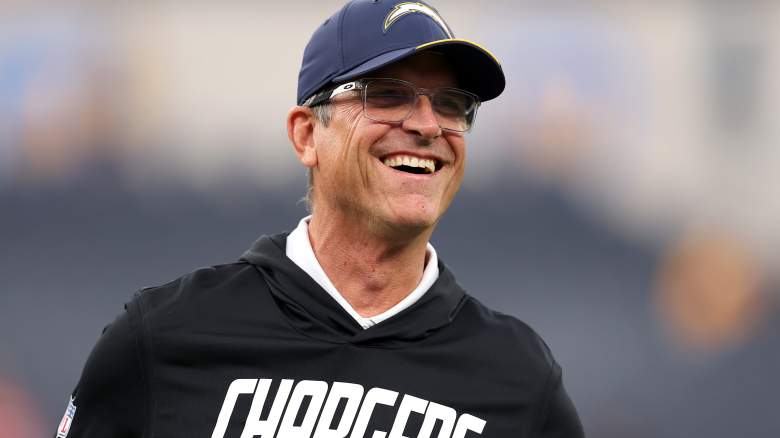 Jim Harbaugh and the Chargers signed a Chiefs cut to their practice squad.