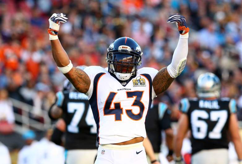 Denver Broncos safety T.J. Ward gets emotional talking about CTE while discussing Druski's distasteful new NFL skit. 
