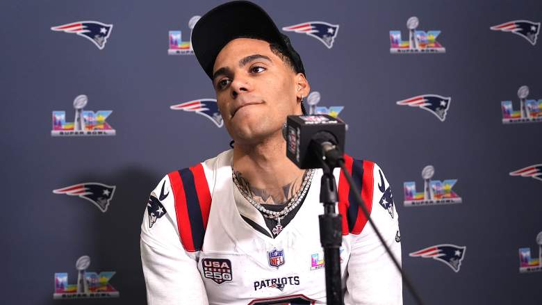 New England Patriots cornerback Christian Gonzalez