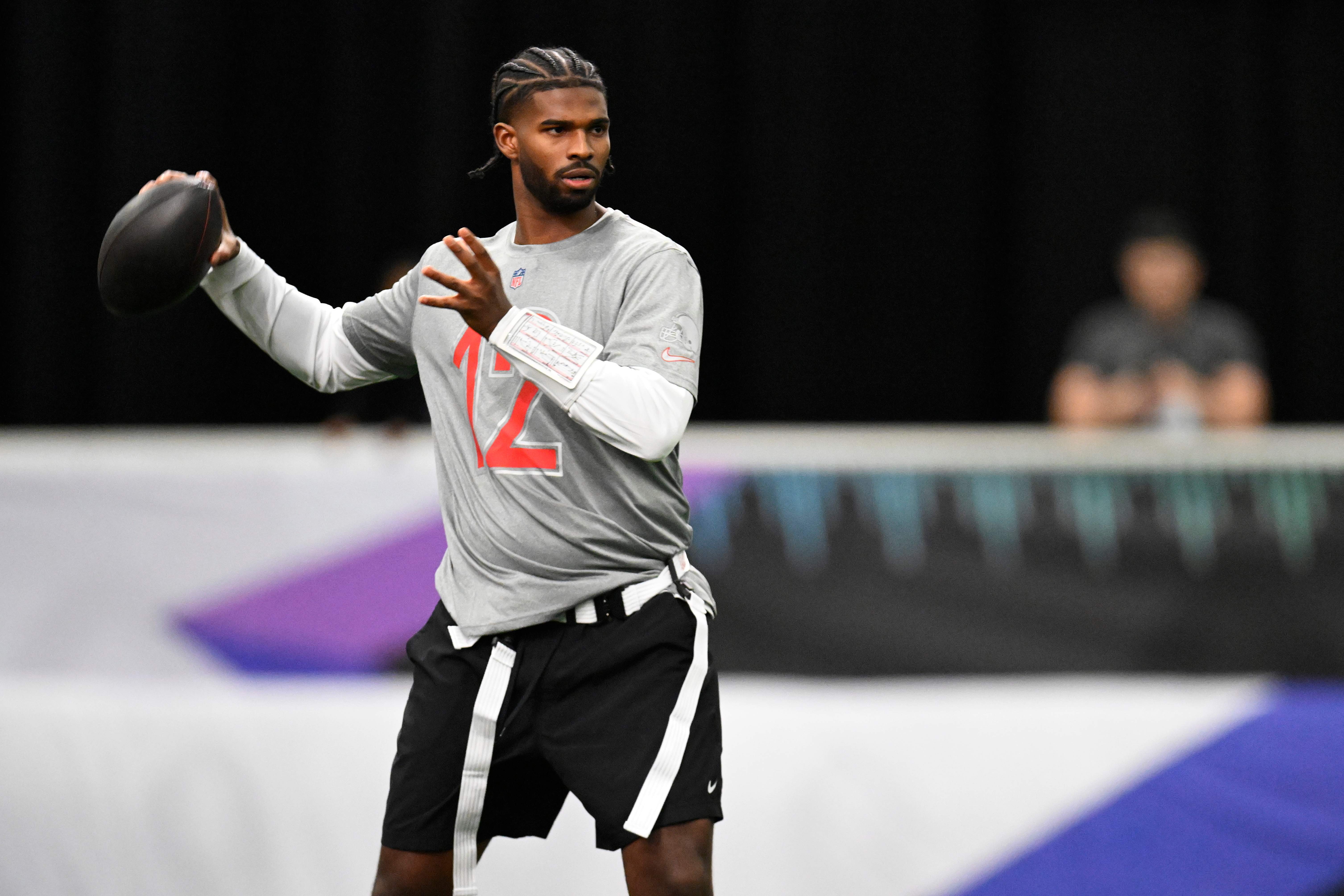 Browns QB Shedeur Sanders at the Pro Bowl