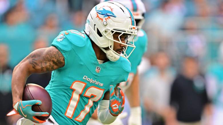 Denver Broncos wide receiver Jaylen Waddle