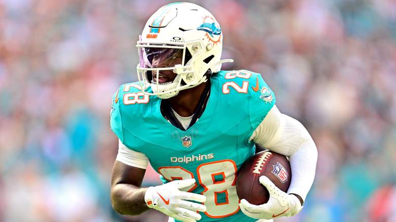 De'Von Achane of the Miami Dolphins