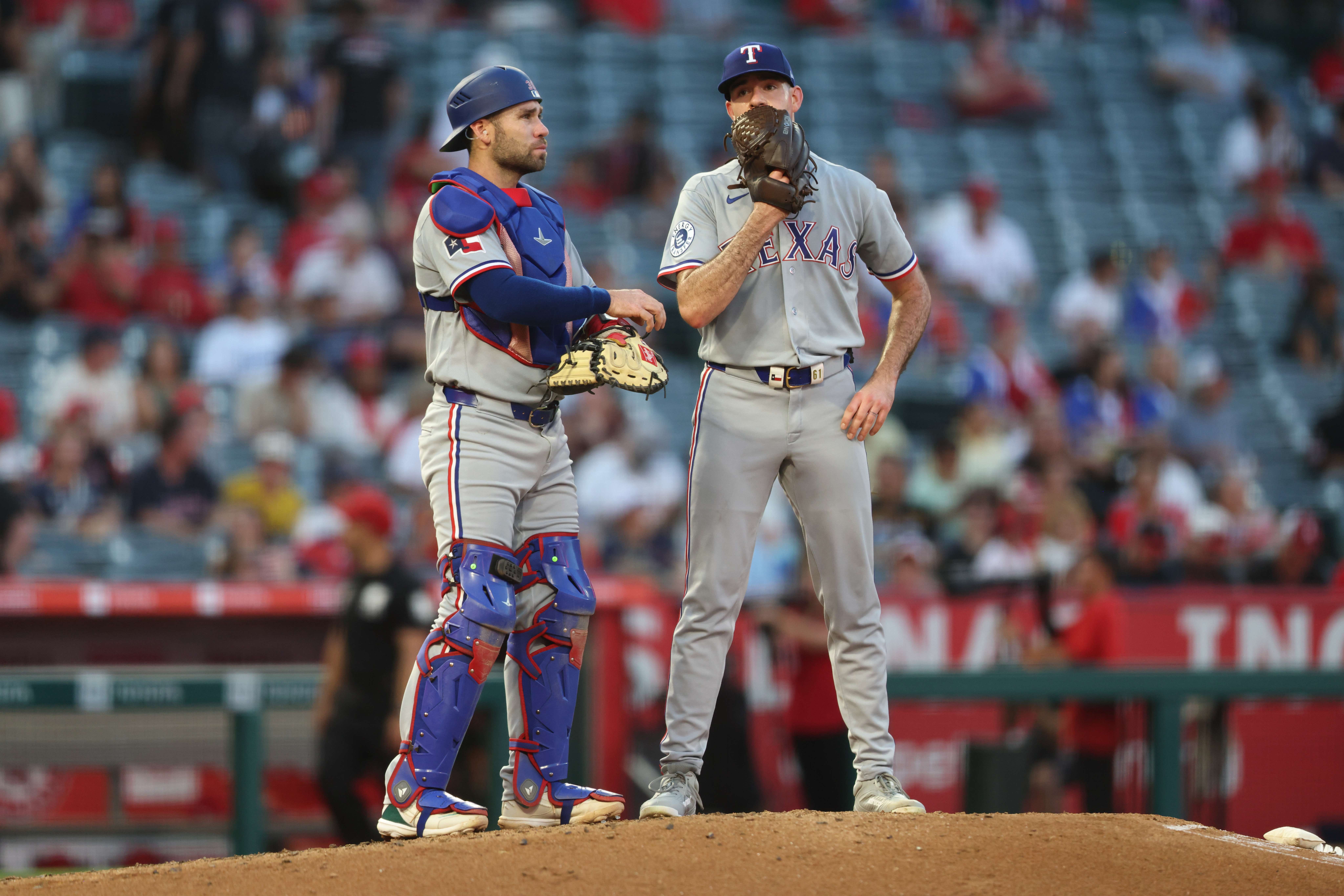 Texas Rangers v Los Angeles Angels
