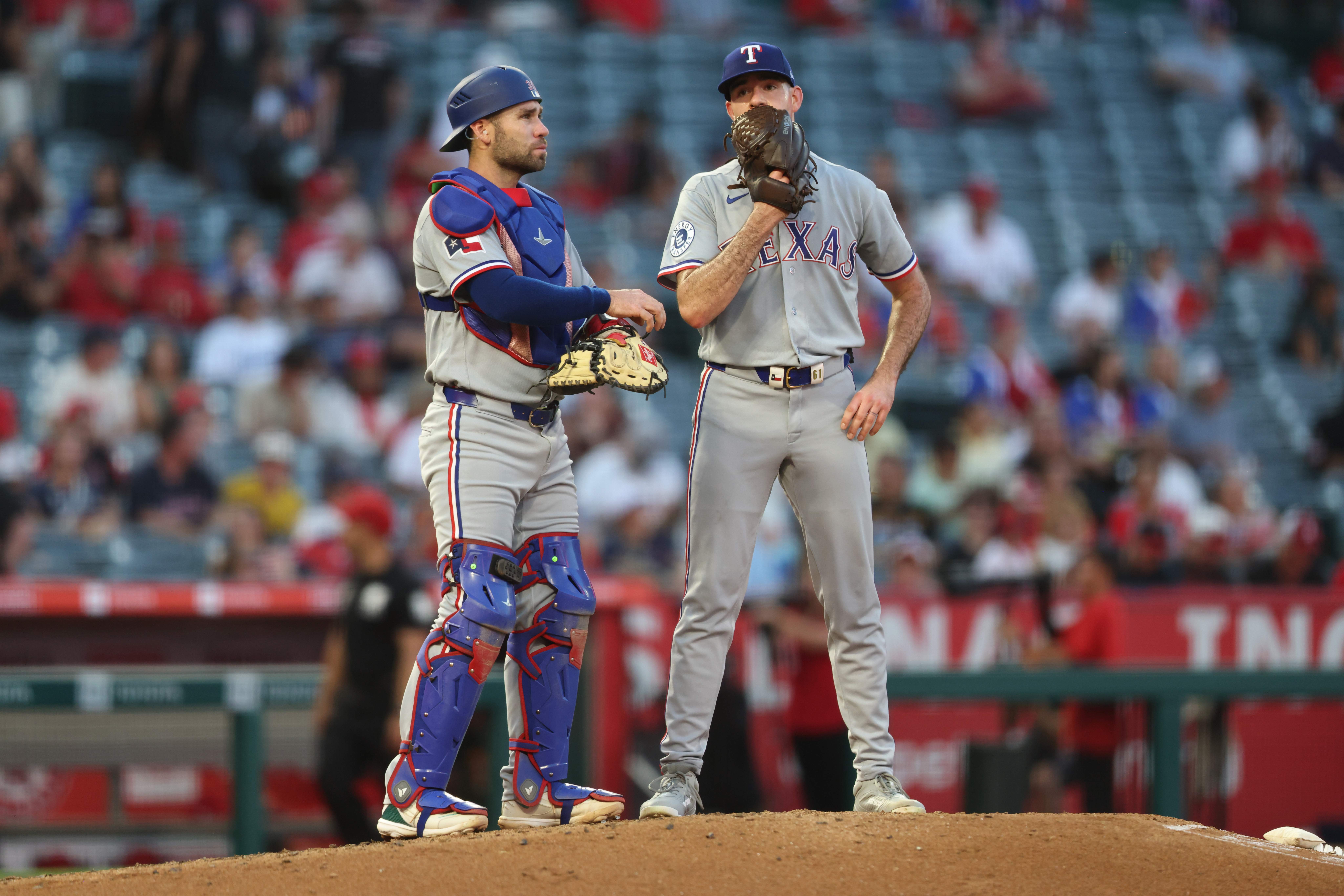 Texas Rangers v Los Angeles Angels