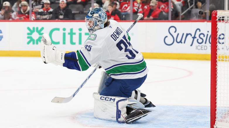 Thatcher Demko is under contract with the Vancouver Canucks until 2029.