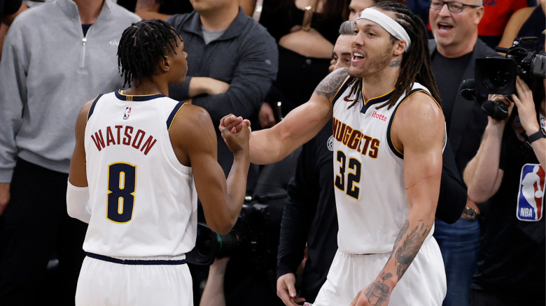 Peyton Watson and Aaron Gordon, Denver Nuggets