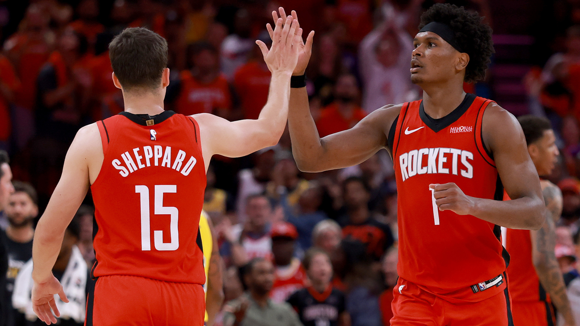 Reed Sheppard and Amen Thompson