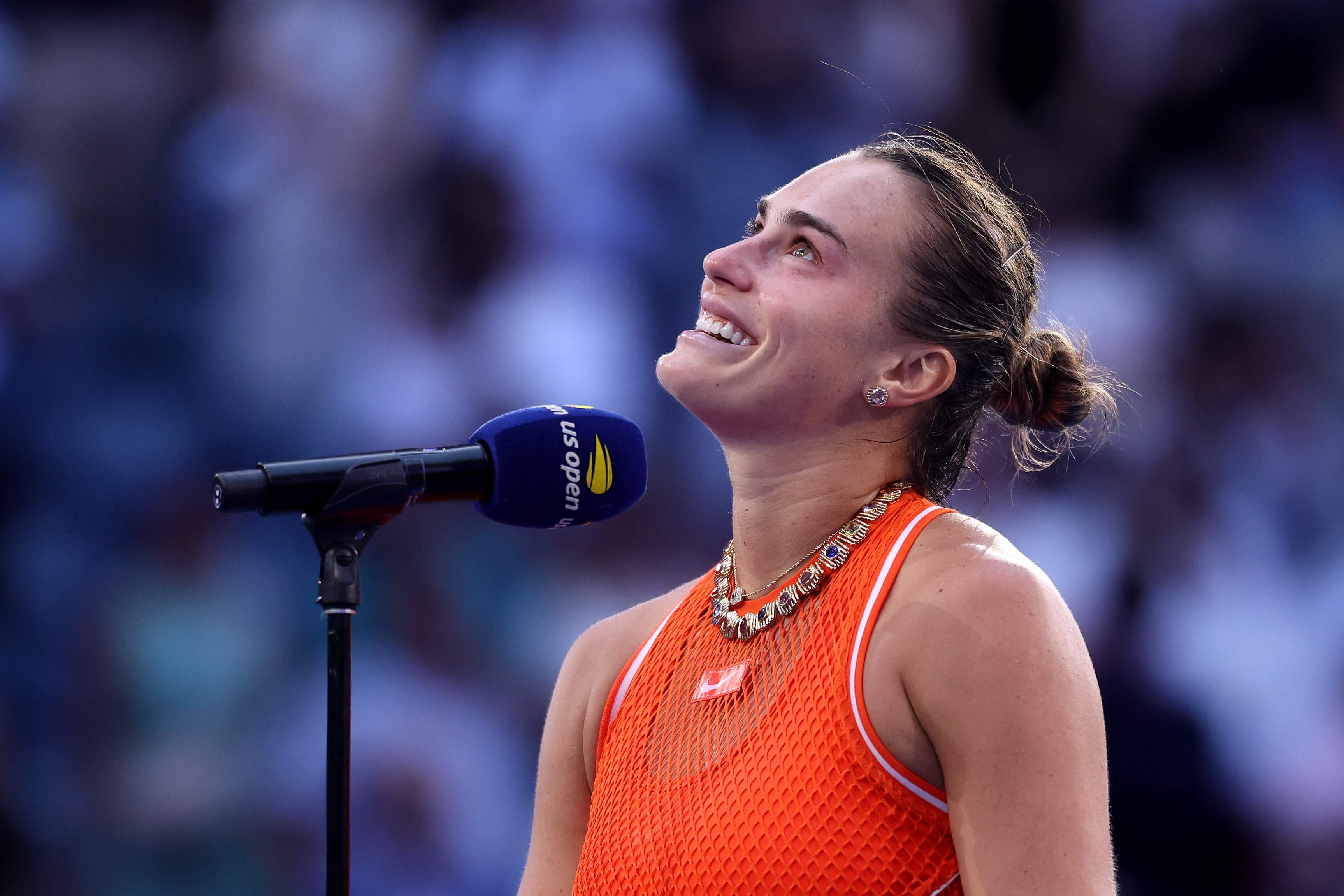 Aryna Sabalenka Chokes Up in Emotional Message After Losing US Open Crown