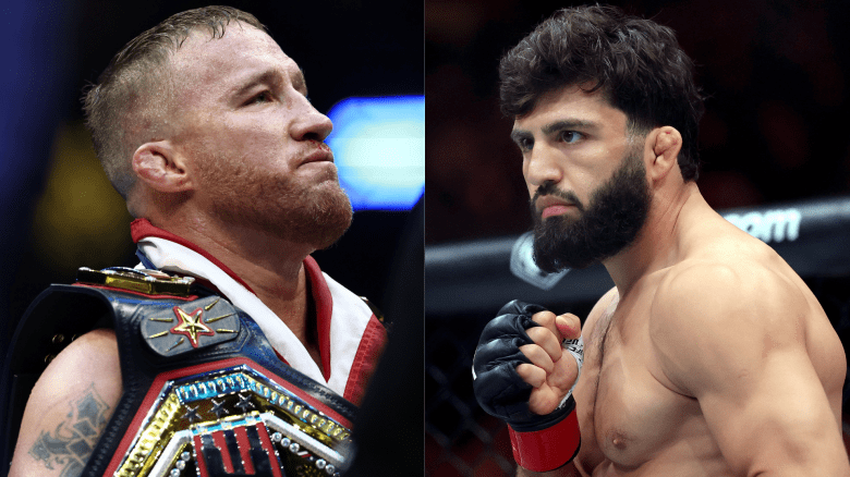 UFC Lightweight Champion Justin Gaethje and Arman Tsarukyan