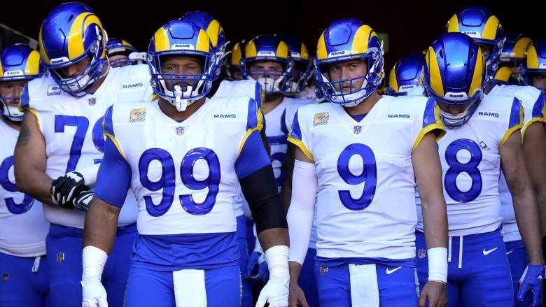 Aaron Donald and Matthew Stafford, Giants at Rams news
