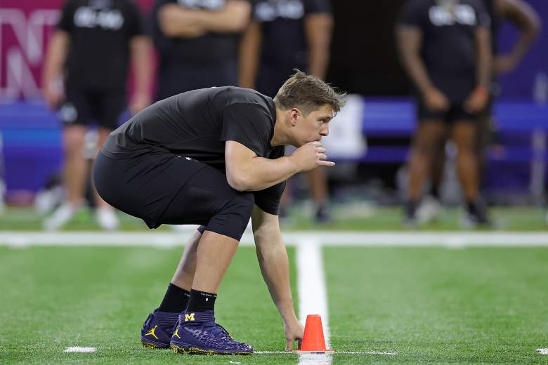 Ryan Hayes at the NFL Combine