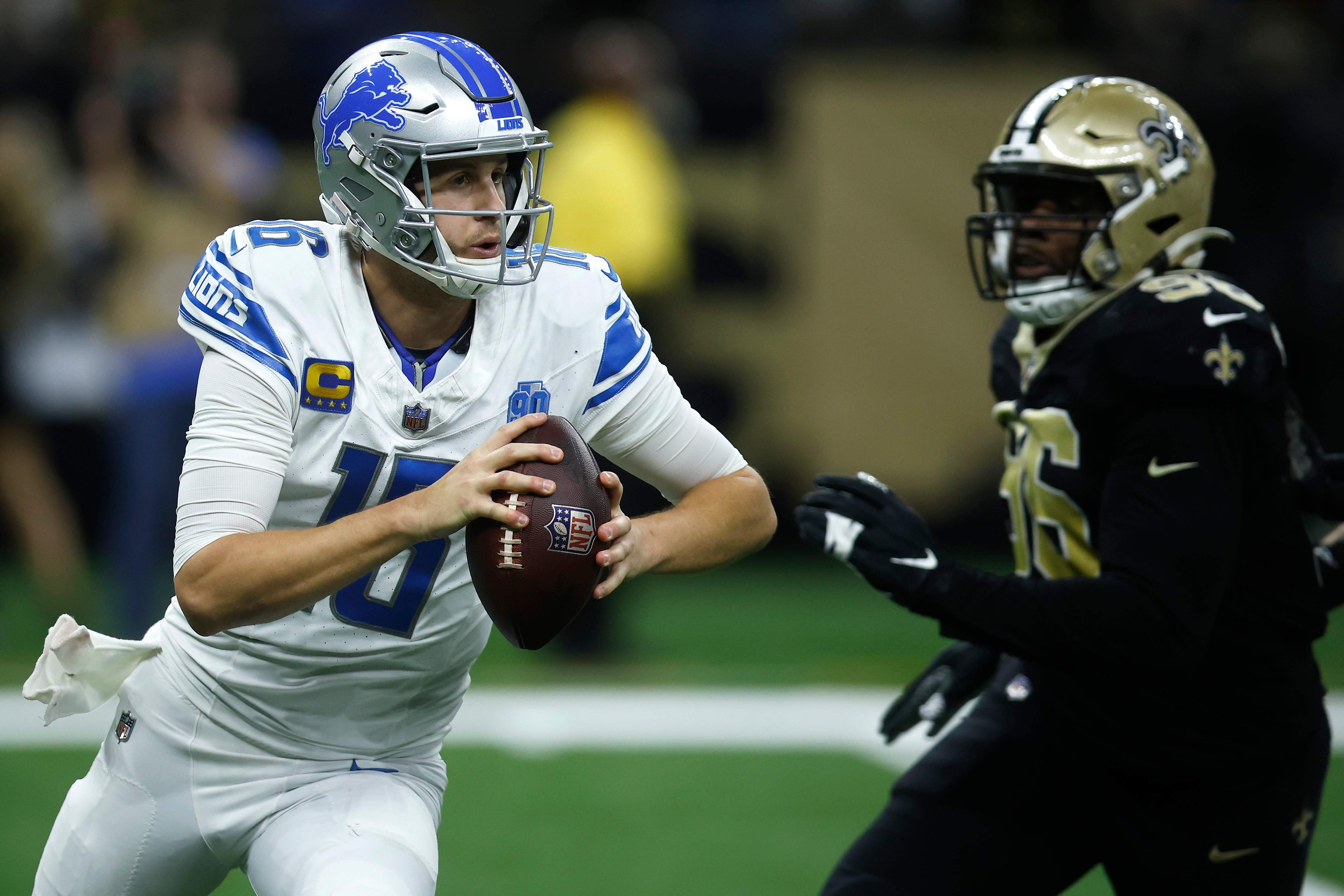 Jared Goff vs Saints