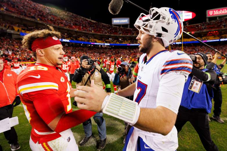 Kansas City Chiefs QB Patrick Mahomes, Buffalo Bills QB Josh Allen