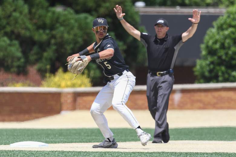 Seaver King plays shortstop in 2024 for Wake Forest.