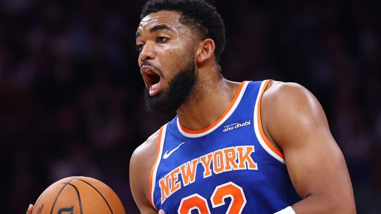 Karl-Anthony Towns #32 of New York Knicks