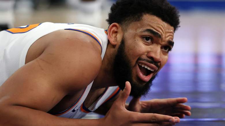 Karl-Anthony Towns #32 of the New York Knicks