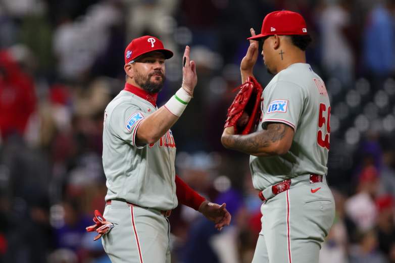 Kyle Schwarber Jhoan Duran Philadelphia Phillies