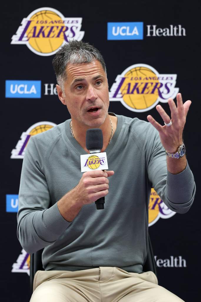 Rob Pelinka, Los Angeles Lakers, Lakers final roster spot cut, Lakers starting lineup, Lakers power forward