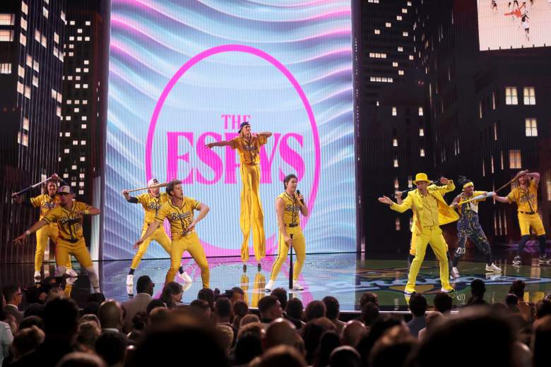 Savannah Bananas perform on stage at the ESPYs.