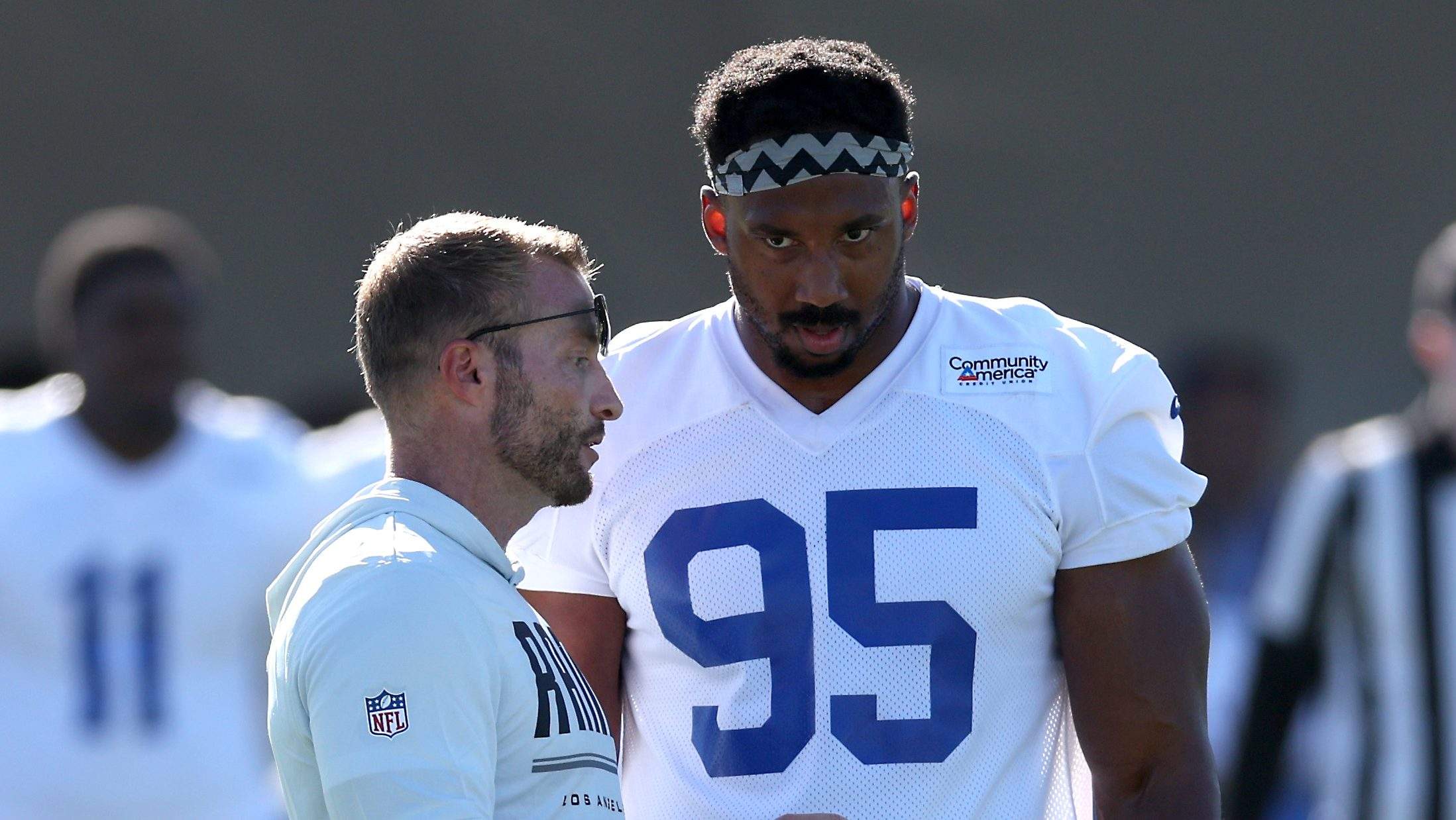 Myles Garrett Sean McVay Los Angeles Lakers