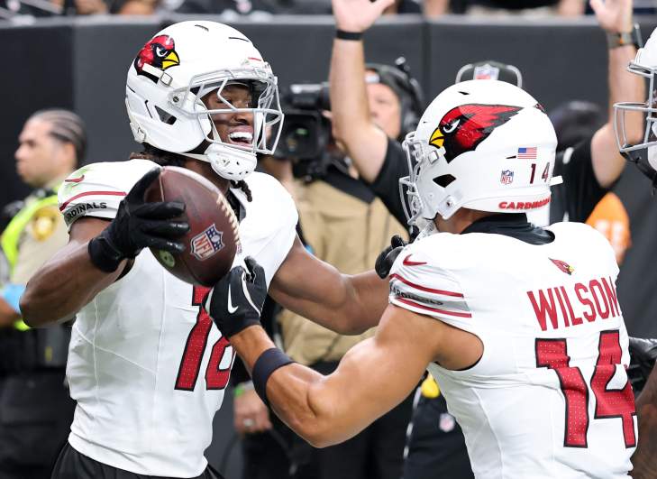 Arizona Cardinals WR Michael Wilson, Marvin Harrison Jr