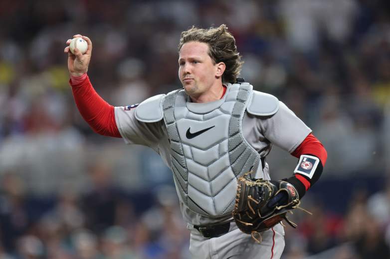 Adley Rutschman plays catcher for the Red Sox.