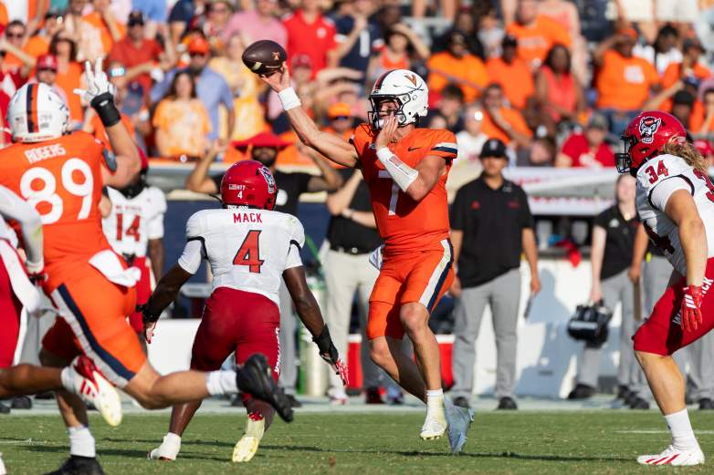 Virginia QB Beau Pribula