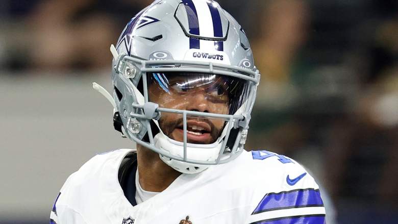 Dak Prescott #4 of the Dallas Cowboys