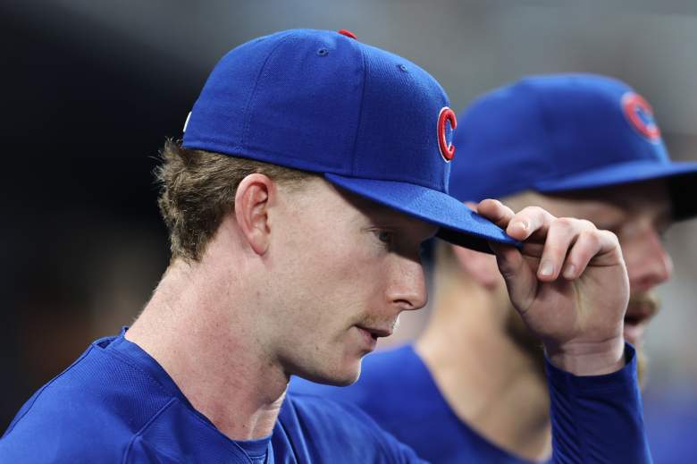 Pete Crow-Armstrong tips his hat for the Cubs.