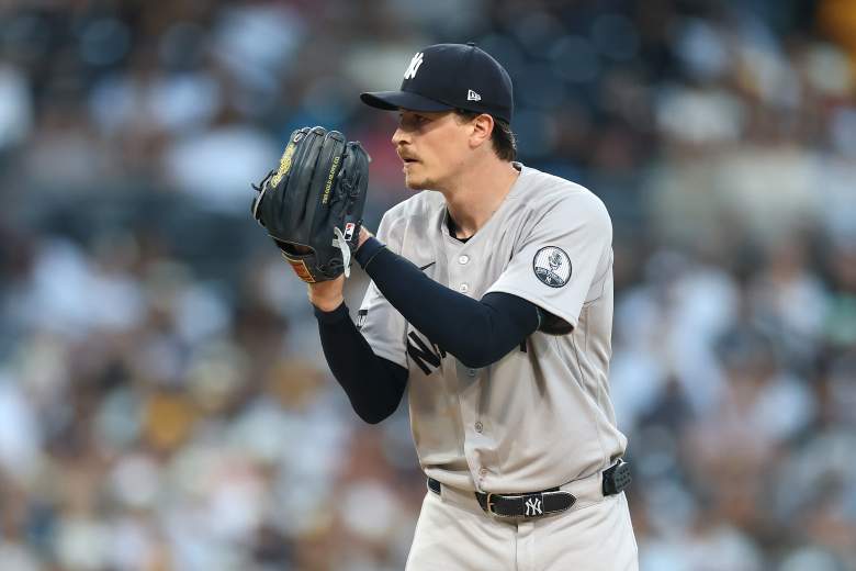 Max Fried gets ready to pitch for the Yankees.