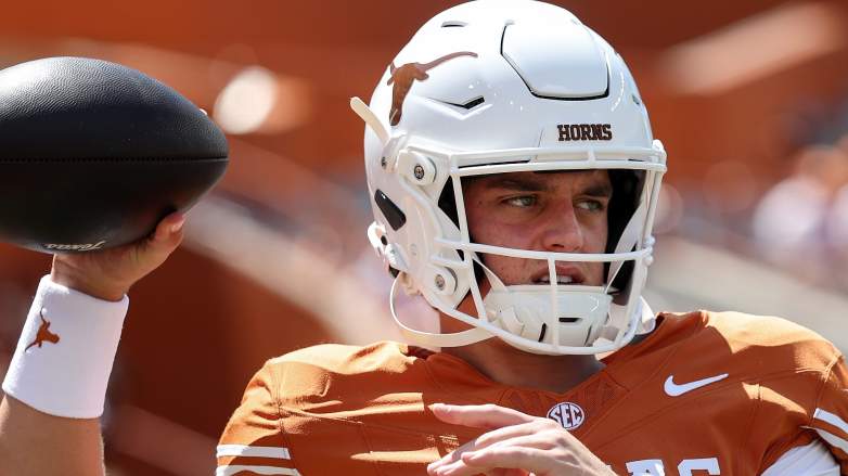 Arch Manning #16 of the Texas Longhorns could be a Cleveland Browns draft target.