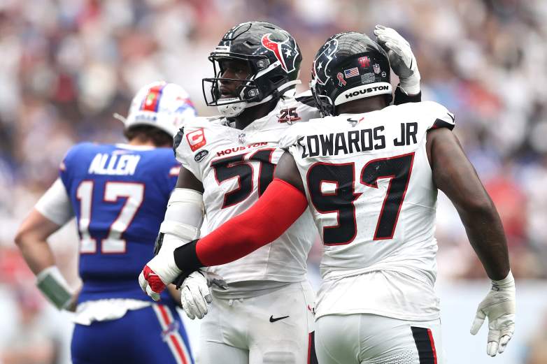 Buffalo Bills QB Josh Allen, Houston Texans DE Mario Edwards