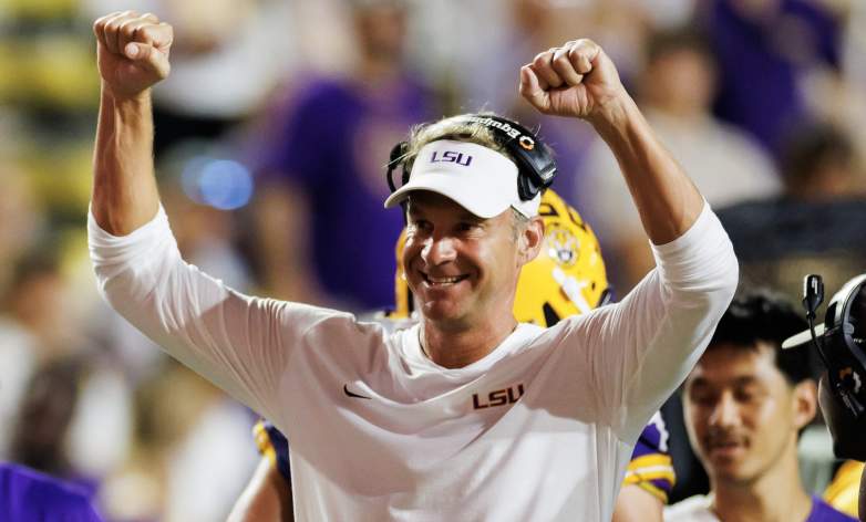 LSU head coach Lane Kiffin